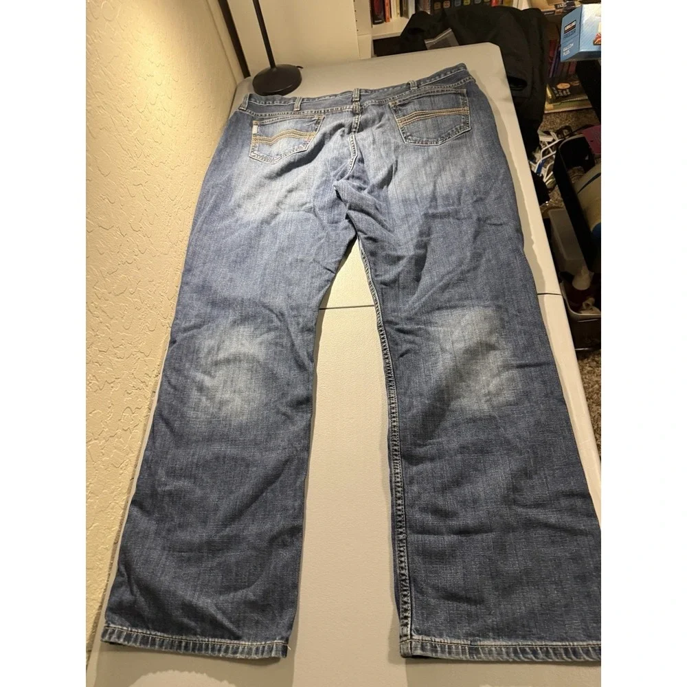 Cinch Men's Silver Label Jeans Dark Stone Blue 42x32 (41x30) Western Cowboy‎